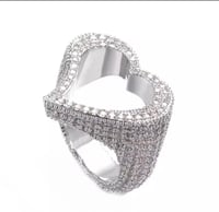 Image 1 of Ice Box Heart Ring 