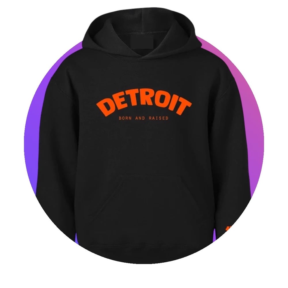 Image of Detroit "Born and Raised" Hoodie