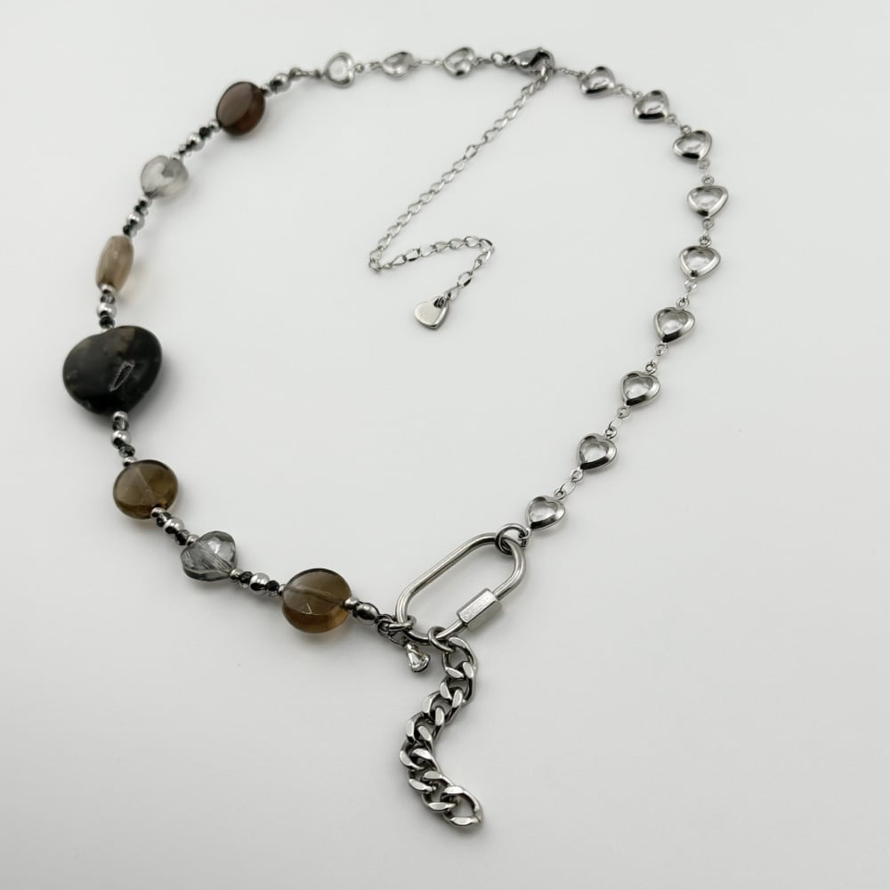 Image of Misty Heart Necklace