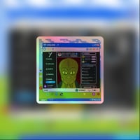 Image 3 of Rich Reptilian - Holographic sticker