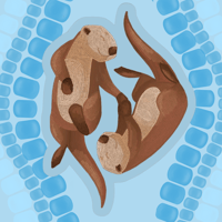 Image 2 of Lii Lootr - Double Otter Sticker