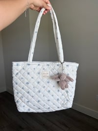Image 2 of Blue daisy Bag