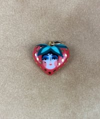 Image 2 of Strawberry Hearts - Gold and Platinum lustre options