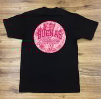 Image 1 of BHA HOT PINK TROPICAL LEAVES CIRCLE 