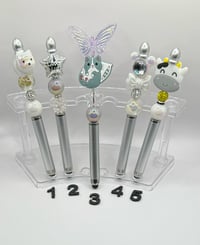 Image 1 of Sliver Beaded Dual Touchscreen/Ball Point Pens