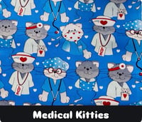 Image 4 of Cat Scrub Hats