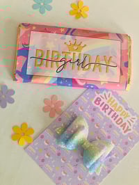 Birthday  girl  galaxy bar 
