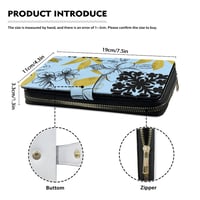 Image 2 of Women's Hawaiian Plumeria in Pastel Print Flap Wallet
