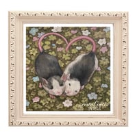 Image 1 of love at first squeak ~ art print
