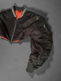 Image 2 of R Royal Cropped Bomber Jacket 