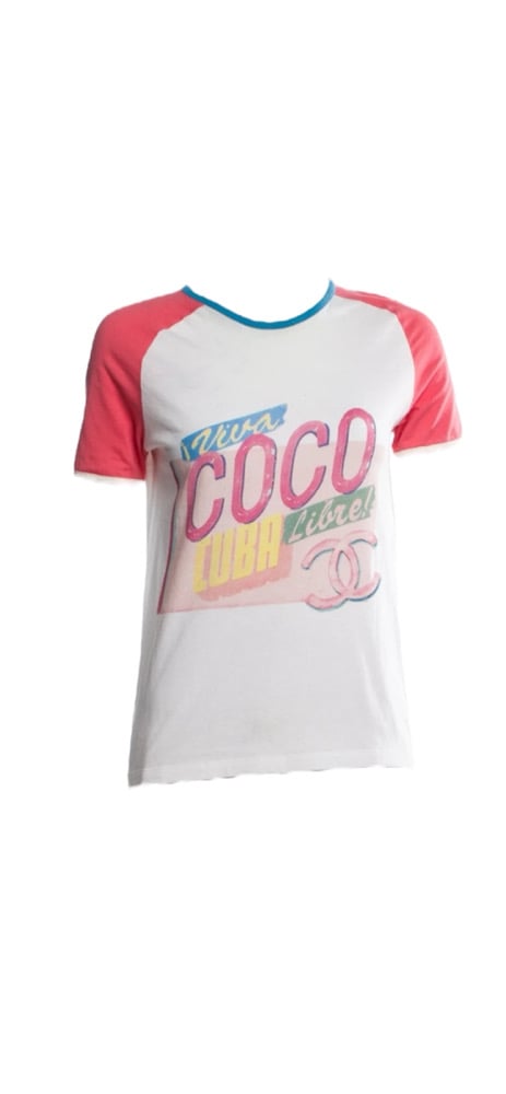CHANEL シャネル★超美品 2017クルーズ ココキューバ Tシャツ 完売 SOLD ~ Chanel 2017 ~ Viva Coco Libre Cuba t-shirt.