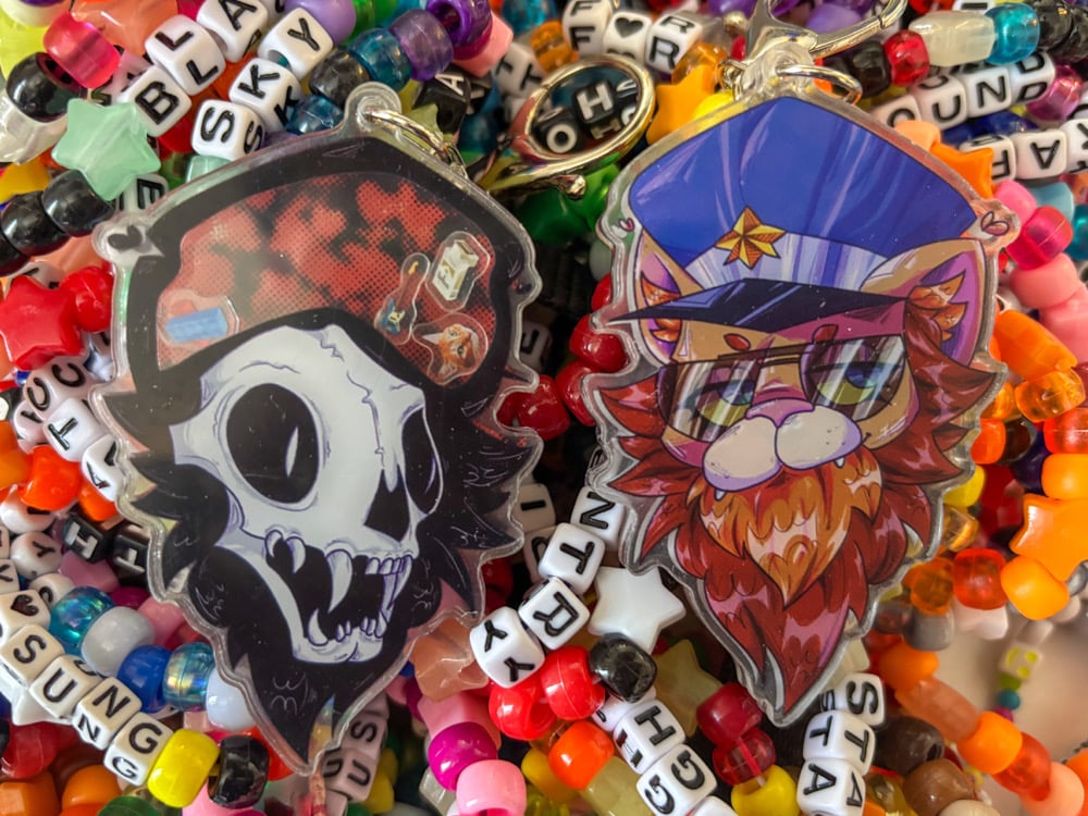 Image of Commander Meouch TWRP Shaker Keychain