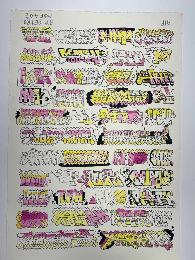 Image of petro hand finished print