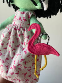 Image 3 of Bride Of Frankenstein Doll - Flamingo