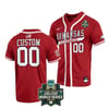 Arkansas Razorbacks Custom Name & Number Baseball Jersey 