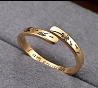 Image 2 of ‘I am enough’ Wildfower ring 