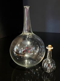 Image 1 of Single Flower Vase and Potion Bottle Set