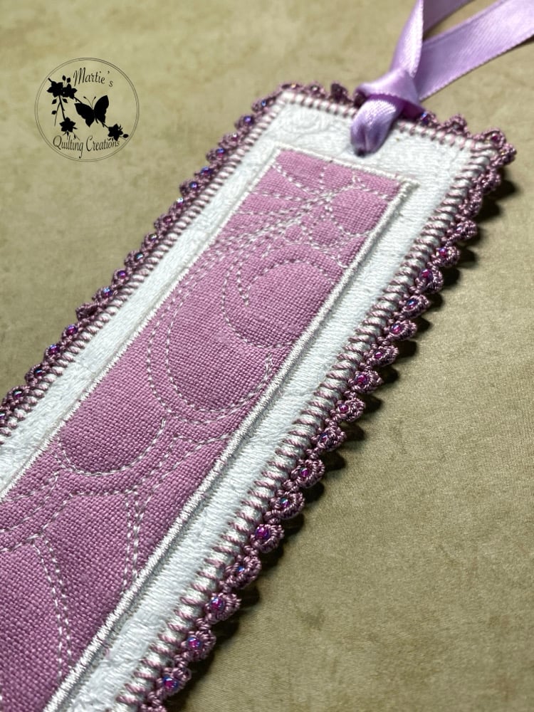 Image of Vintage Heirloom Keepsake Bookmark-  Lavender  #3
