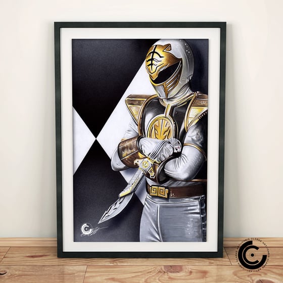 Image of The White Ranger Limited Edition Print