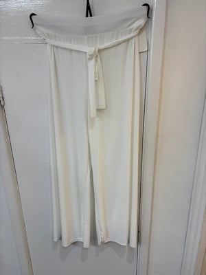 Image of Wide Legged Belted Trouser