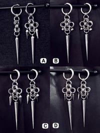 Image 1 of Earrings - Byzantine Star