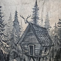 Image 1 of Baba Yaga's House - Print 11x11in