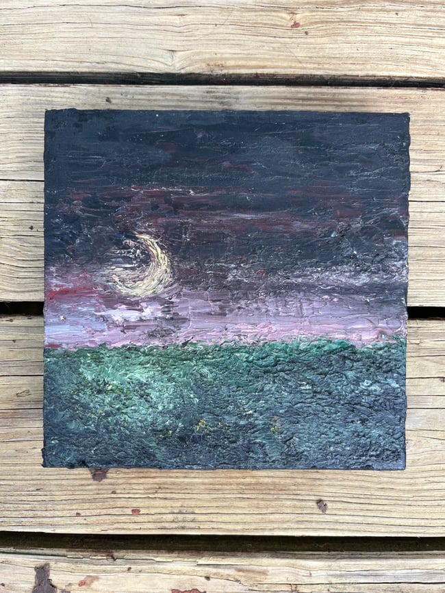  Original Oil Painitng: “Midnight Sky”