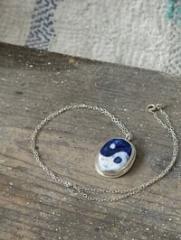 Image 1 of Porcelain silver necklace 3