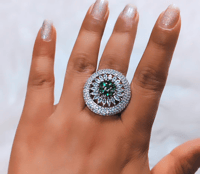 Image 5 of Myra_American Diamond Adjustable Ring  