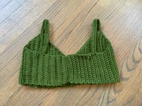 Image 3 of Olive green crop top/bralette