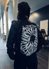 Image 1 of Beauty Is From Within You Calligraphy Drawstring bag