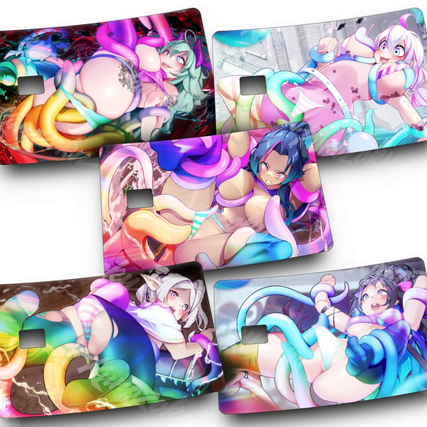 Image of Holo Tentacle OC Collab Card Covers!