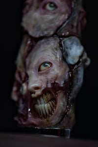 Image 2 of Face Off collectible lighter sleeve, original sculpt, functional art OOAK
