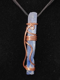 Blue Kyanite Pendant #1 Capelinha, Brazil