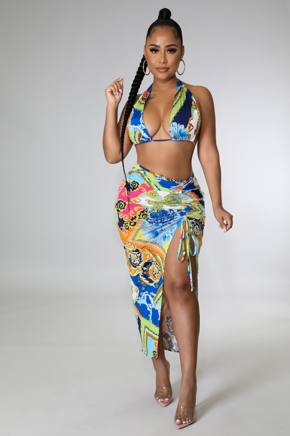 Image of GREECE ISLAND SKIRT SET 