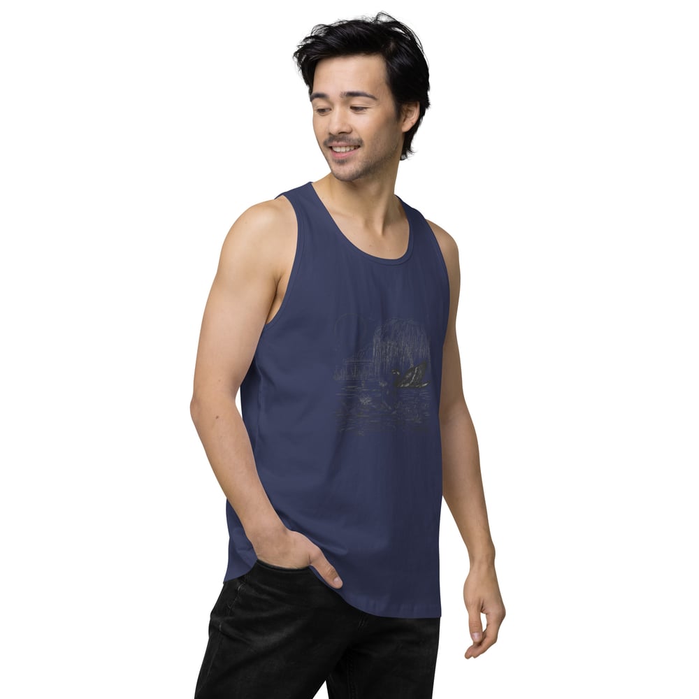 Swan Lake Men’s premium tank top