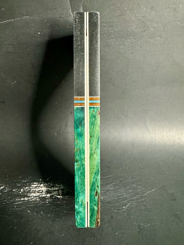 Image of G-carta & Masur Birch GLOW Segmented Knife Scales