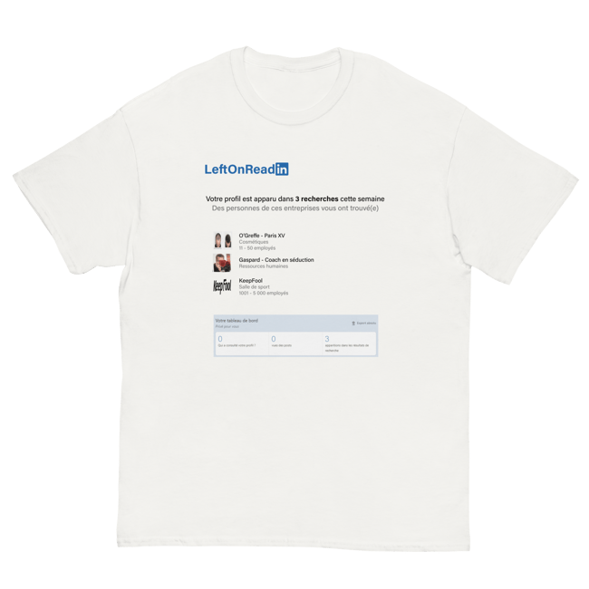 LEFT ON READ IN TEE (WHITE)