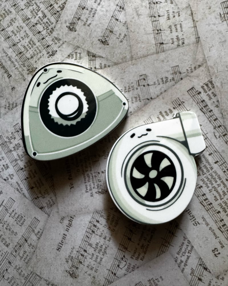 Image of (Pre-order) Car Turbo and Rotary Hair Clips