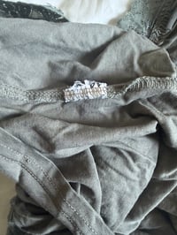 Image 3 of Vintage Y2K khaki cami with ruching and sequins 