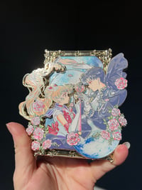 Image 2 of Love is Born enamel pin 