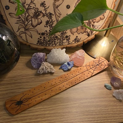 Image of Spider’s Web Incense Holder