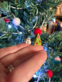 Image 2 of Teeny Tiny Snowman and Christmas Tree