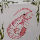 Image 2 of £50 originals - Shrimp watercolour