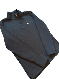 Image 3 of Barr Pique 1/4 Zip in Black 