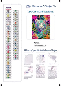 Image 4 of Azura Full Size Diamond Painting by RomantzArt