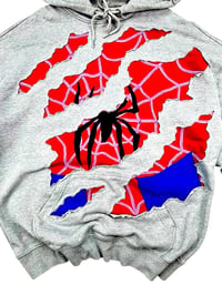 Image 6 of Reworked Webslash Ash Hoodie Size L