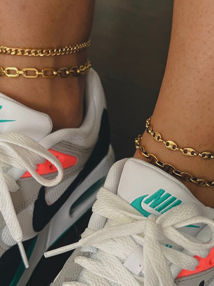 Image of PILAR ANKLET • Gold Anklet
