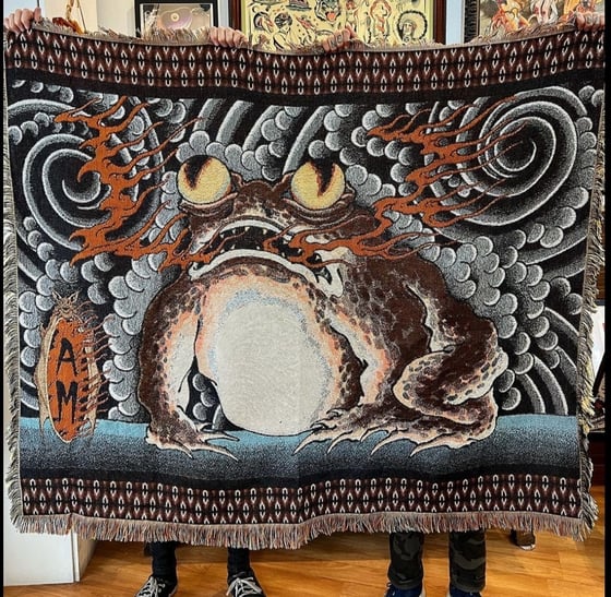 Image of Frog tapestry