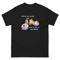 Image 1 of Unisex Clown Shoes Meme T-Shirt